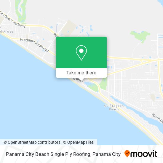 Mapa de Panama City Beach Single Ply Roofing