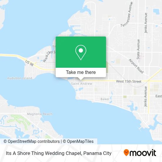 Its A Shore Thing Wedding Chapel map