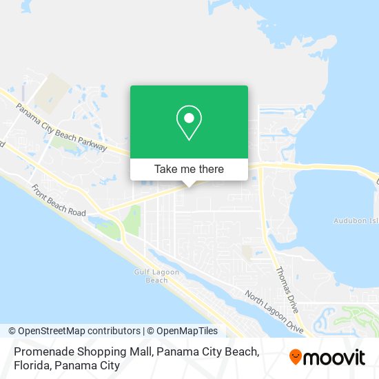 Promenade Shopping Mall, Panama City Beach, Florida map