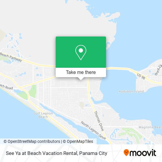 Mapa de See Ya at Beach Vacation Rental