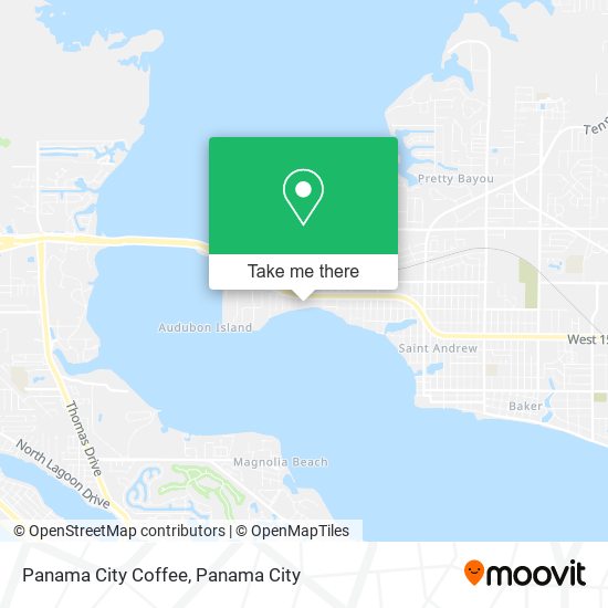 Mapa de Panama City Coffee