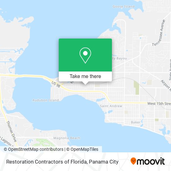 Mapa de Restoration Contractors of Florida