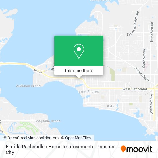 Florida Panhandles Home Improvements map