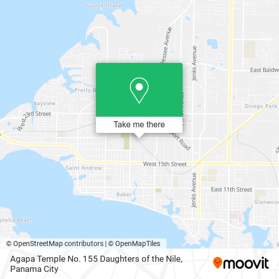 Mapa de Agapa Temple No. 155 Daughters of the Nile