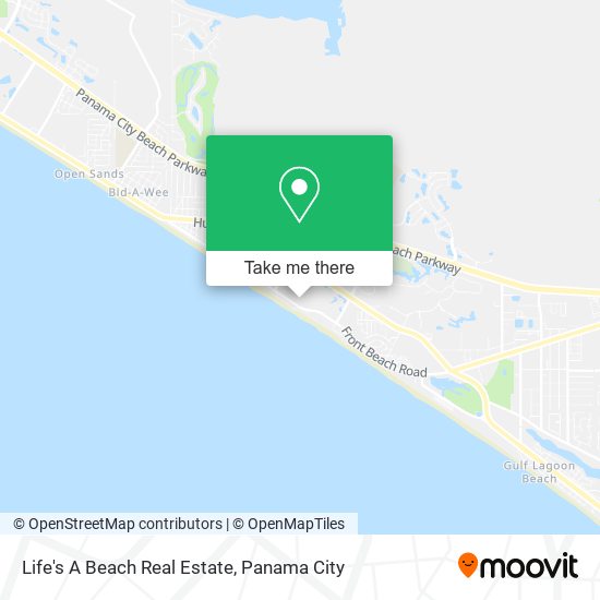 Life's A Beach Real Estate map