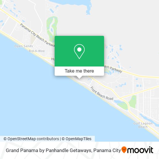 Mapa de Grand Panama by Panhandle Getaways