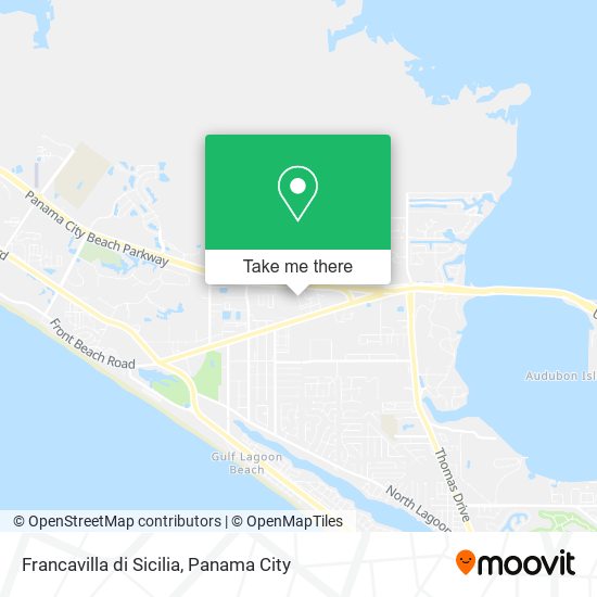 Mapa de Francavilla di Sicilia