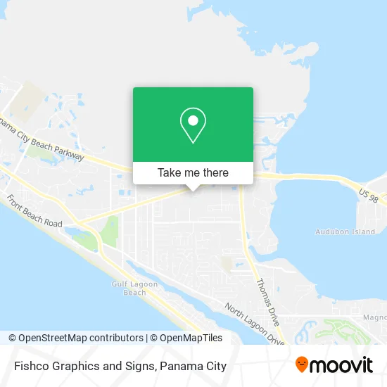 Fishco Graphics and Signs map
