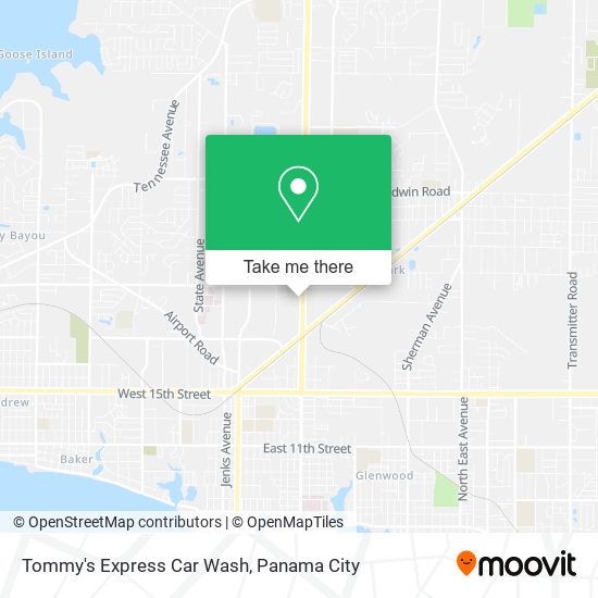 Mapa de Tommy's Express Car Wash