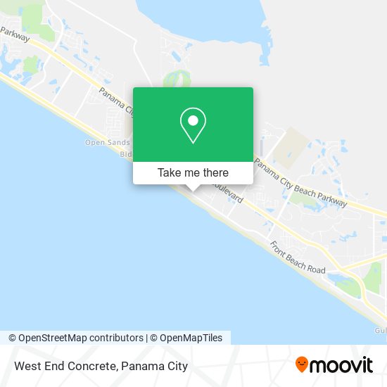 Mapa de West End Concrete