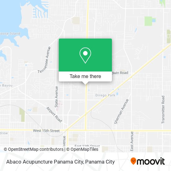 Abaco Acupuncture Panama City map