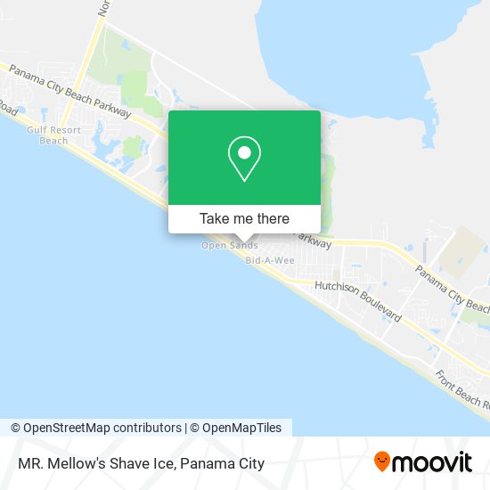 MR. Mellow's Shave Ice map