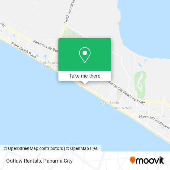 Outlaw Rentals map
