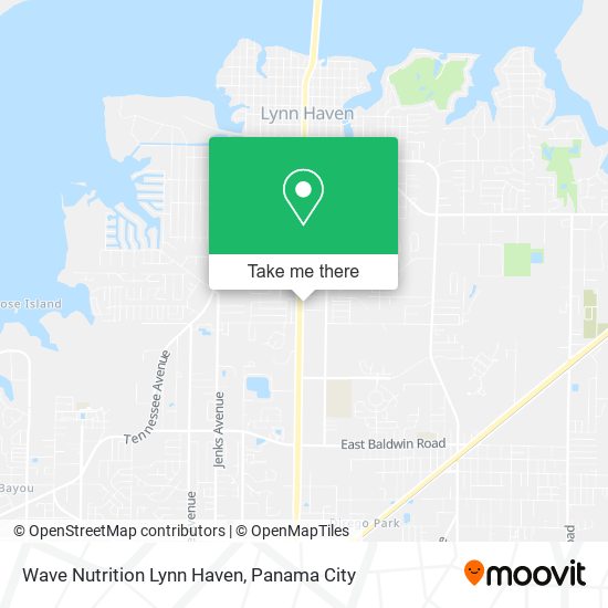 Wave Nutrition Lynn Haven map