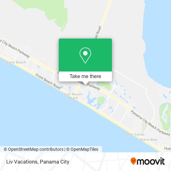 Mapa de Liv Vacations