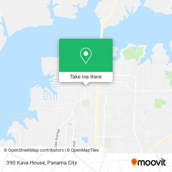 390 Kava House map