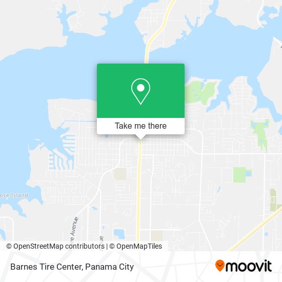 Mapa de Barnes Tire Center