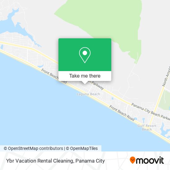 Ybr Vacation Rental Cleaning map