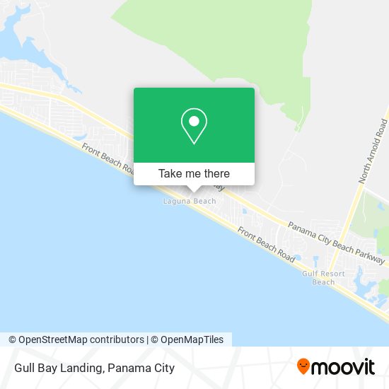 Gull Bay Landing map