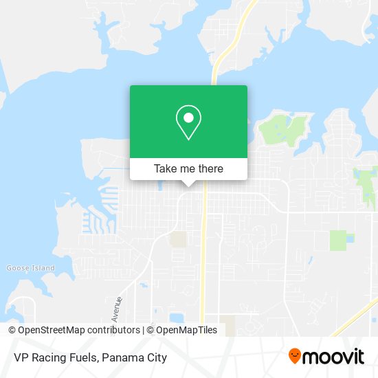 Mapa de VP Racing Fuels