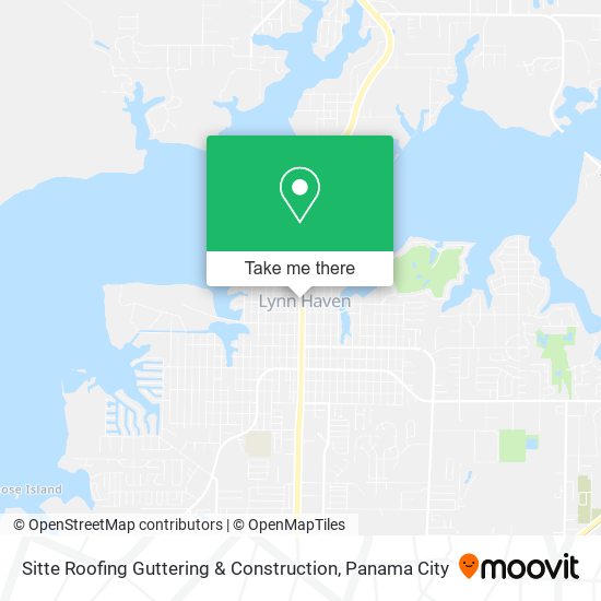 Sitte Roofing Guttering & Construction map
