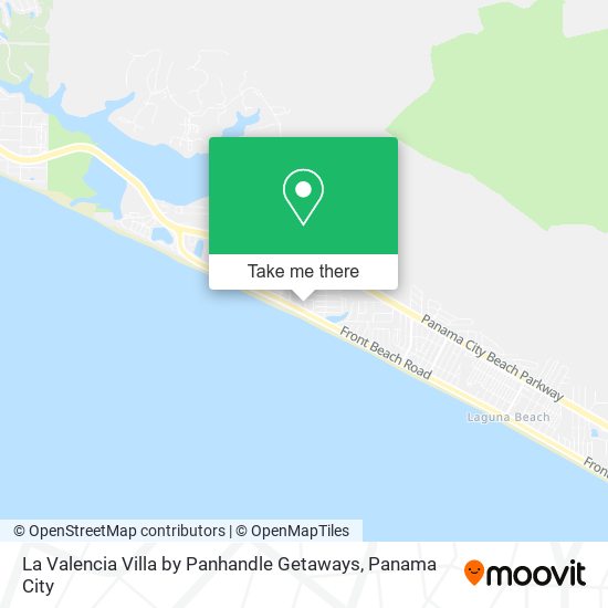 Mapa de La Valencia Villa by Panhandle Getaways