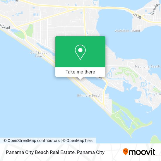 Panama City Beach Real Estate map