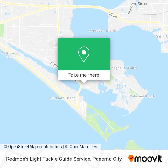 Redmon's Light Tackle Guide Service map