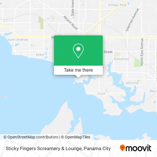 Sticky Fingers Screamery & Lounge map