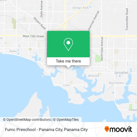 Mapa de Fumc Preschool - Panama City