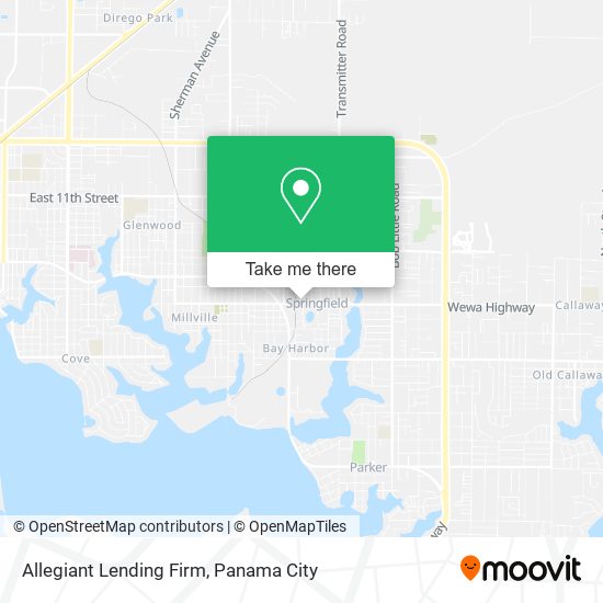 Allegiant Lending Firm map