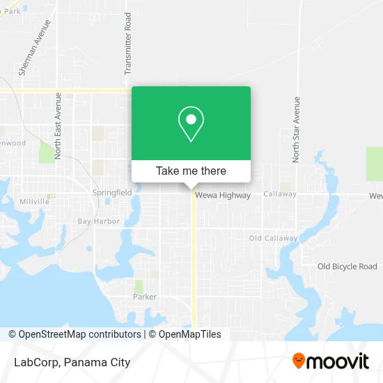 LabCorp map