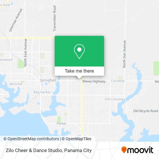 Mapa de Zilo Cheer & Dance Studio
