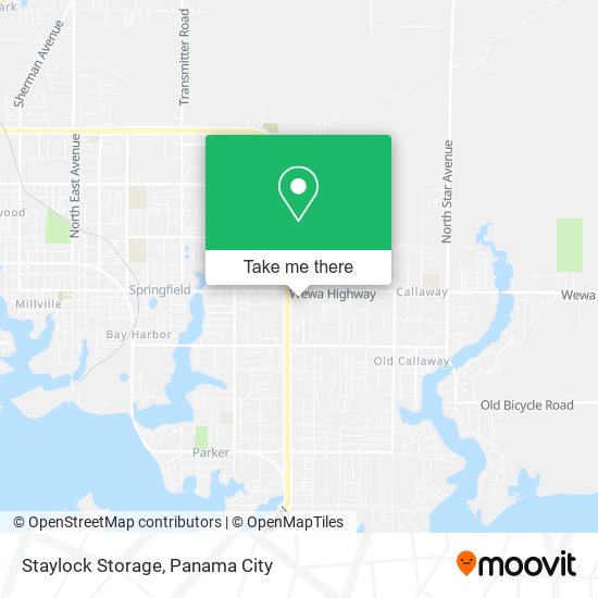 Staylock Storage map