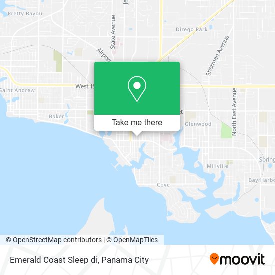 Mapa de Emerald Coast Sleep di