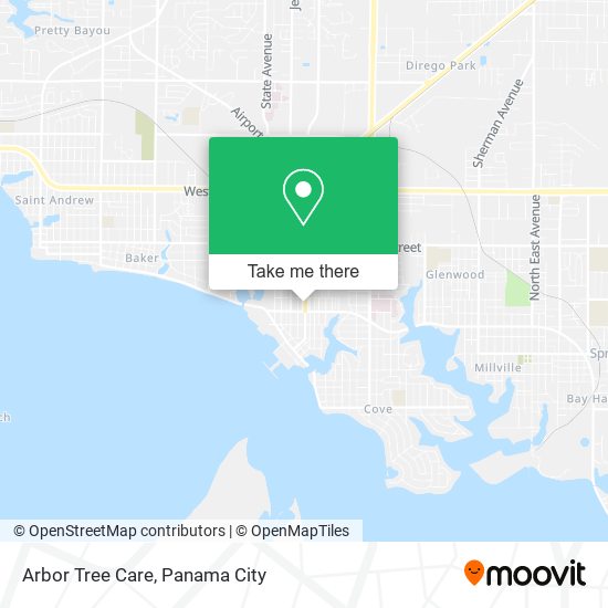 Arbor Tree Care map