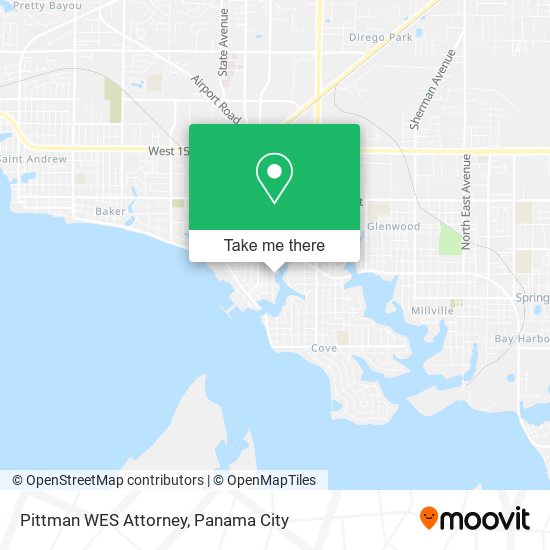 Pittman WES Attorney map