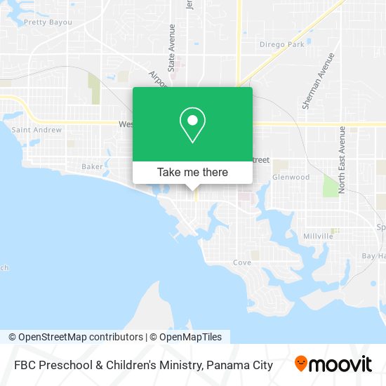 FBC Preschool & Children's Ministry map