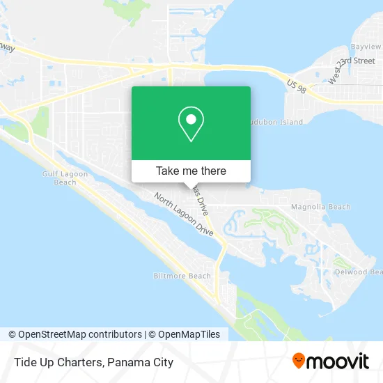 Tide Up Charters map