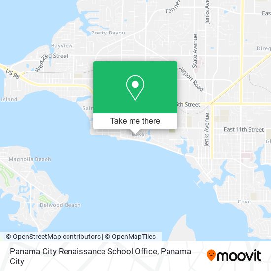 Panama City Renaissance School Office map