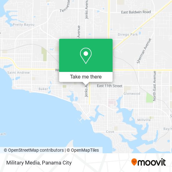 Mapa de Military Media