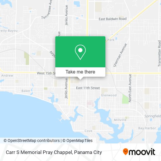 Carr S Memorial Pray Chappel map