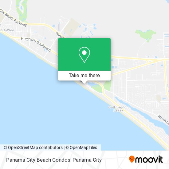 Panama City Beach Condos map