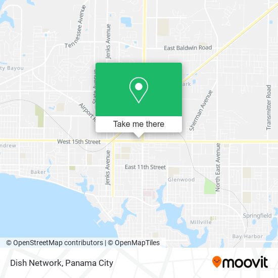 Mapa de Dish Network