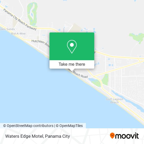 Waters Edge Motel map