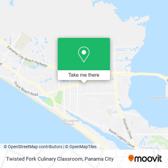 Twisted Fork Culinary Classroom map