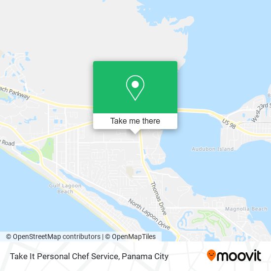 Mapa de Take It Personal Chef Service
