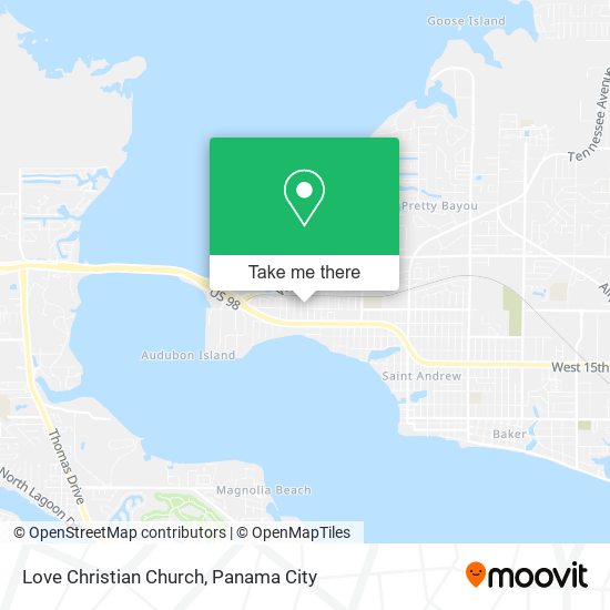 Mapa de Love Christian Church