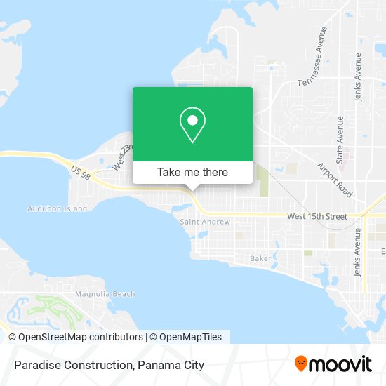 Paradise Construction map