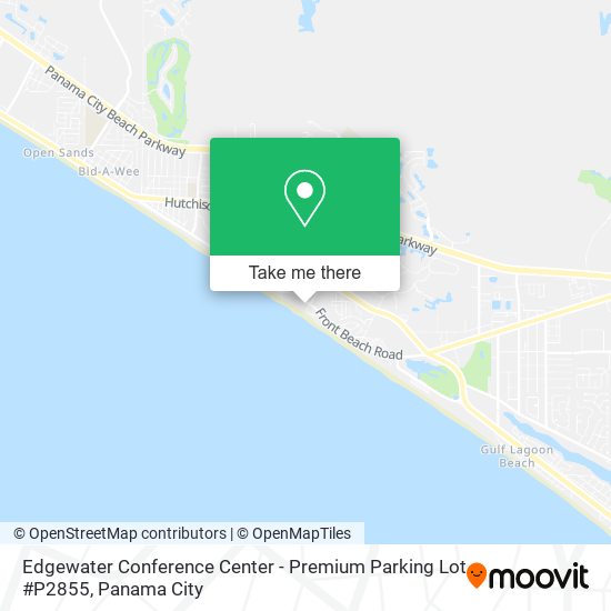 Edgewater Conference Center - Premium Parking Lot #P2855 map